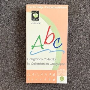 Cricut Calligraphy Collection Cartridge NWOT